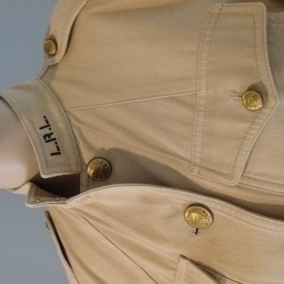 Lauren Ralph Lauren Khaki Fall military jacket 6 - Picture 4 of 13